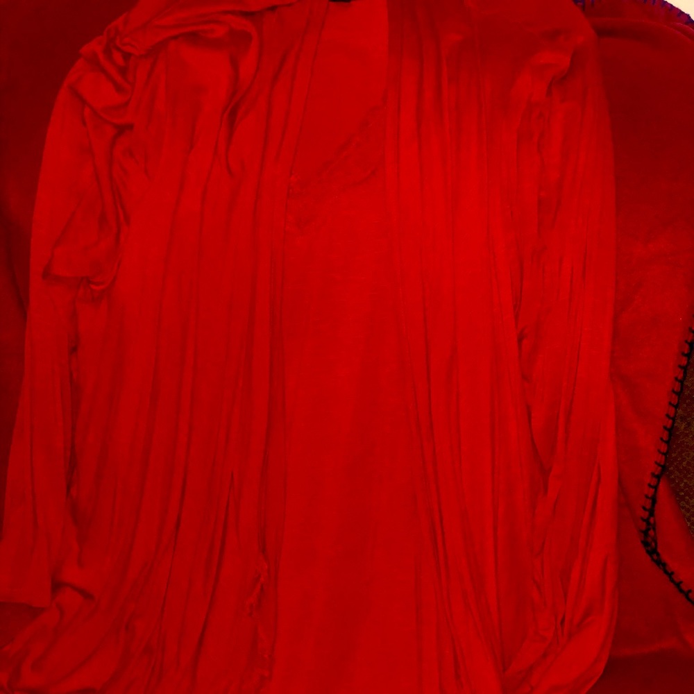 Red tunic set